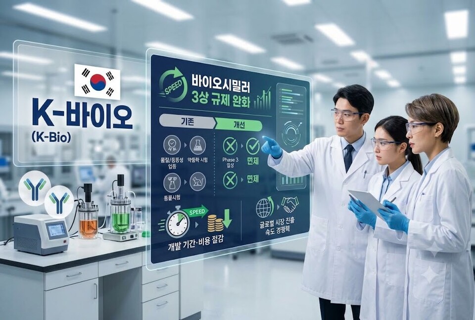 식약처, 바이오시밀러 '치료적 확증 3상' 문턱 낮췄다...K-바이오 '초격차... - 뉴스 썸네일 이미지