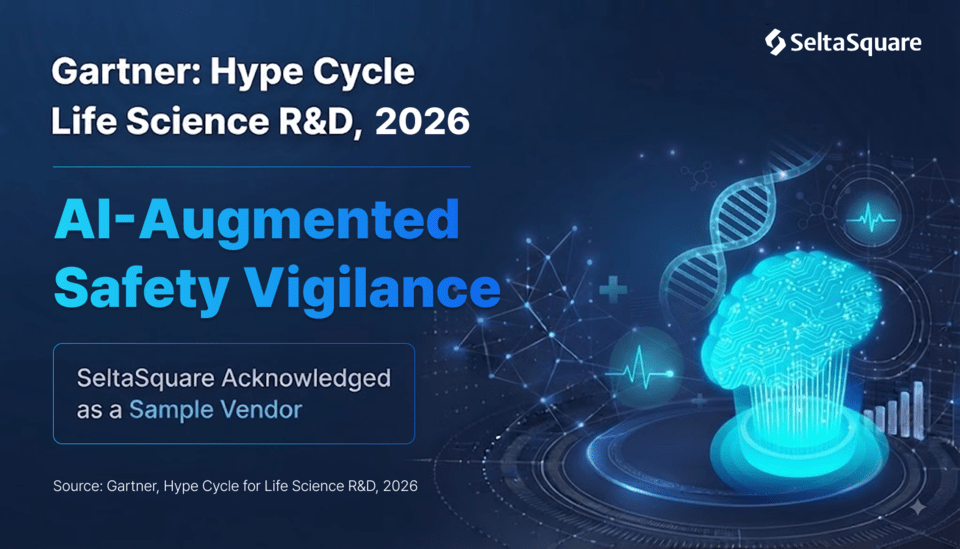 셀타스퀘어, Gartner 발표 'AI 기반 약물감시' Sample Vendor 선정 - 뉴스 썸네일 이미지